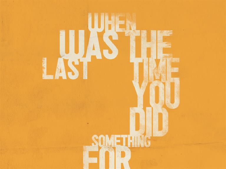 Poster When was the last time...