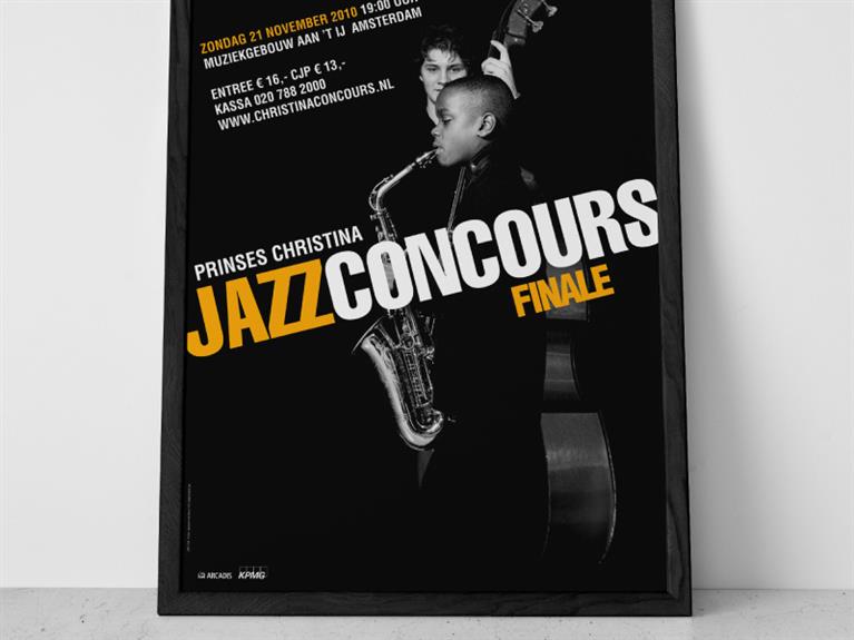Affiche ontwerp / poster design Prinses Christina Jazz Concours