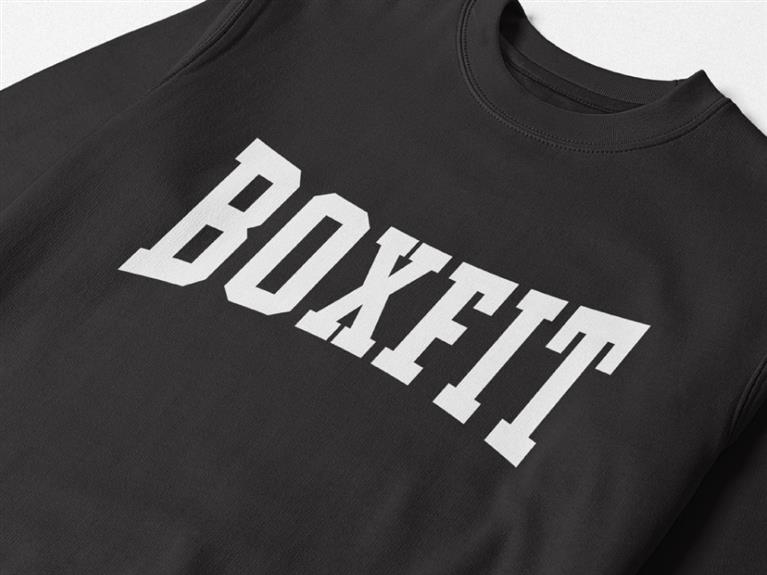 BoxFit Haarlem logo and merchandise design