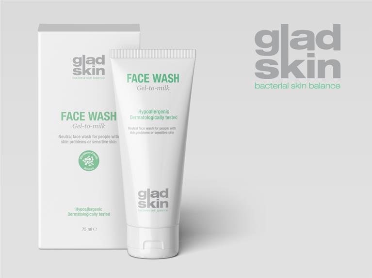 Logo, branding & packaging design Gladskin
